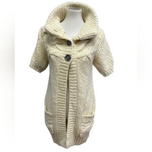 Cream Knit Free People Sweater